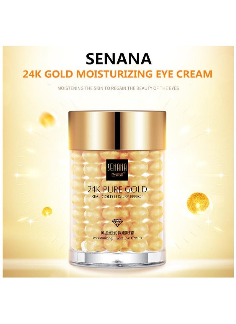 SENANA 24k Gold Eye Cream for Improving Eye Lines and Moisturizing