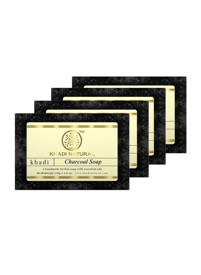 Charcoal Soap |Deep Cleansing | Purifying | Oil Control | 125G (Pack Of 4)