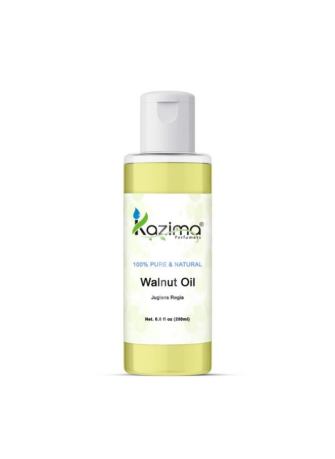 Walnut Cold Pressed Carrier Oil - 100% Pure Natural & Undiluted For Skin Care & Hair Care (200Ml)