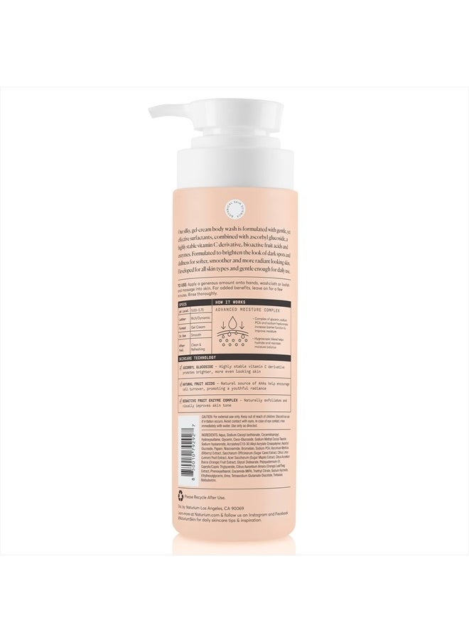 The Brightener Vitamin C Body Wash, Gentle Cleanser for Smoother-Looking Skin, Removes Dirt, Oil & Other Impurities, 16.9 oz