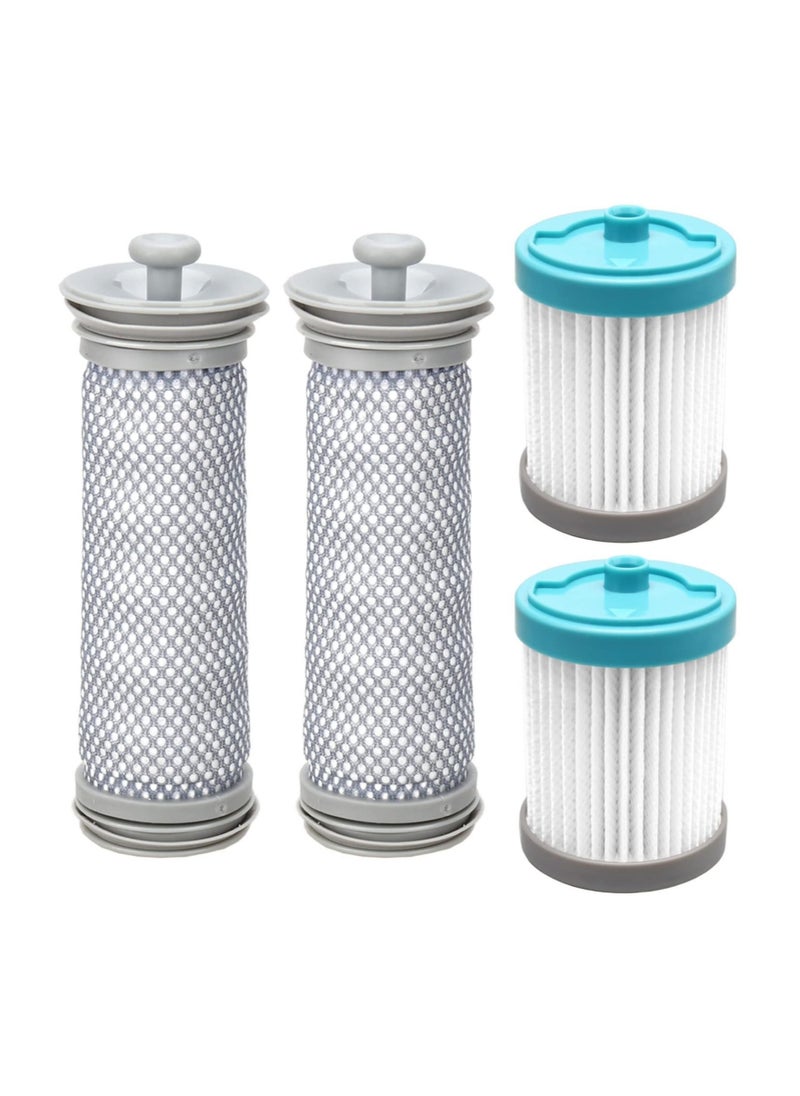 4 Pack Replacement Filter Kit Compatible with A10 Hero/Master, A11 Hero/Master Cordless Vacuum