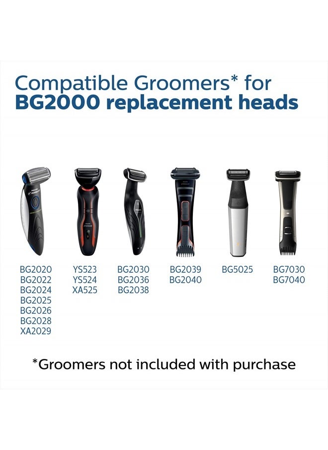 Philips Norelco Genuine Bodygroom Replacement Trimmer/Shaver Foil, BG2000/40