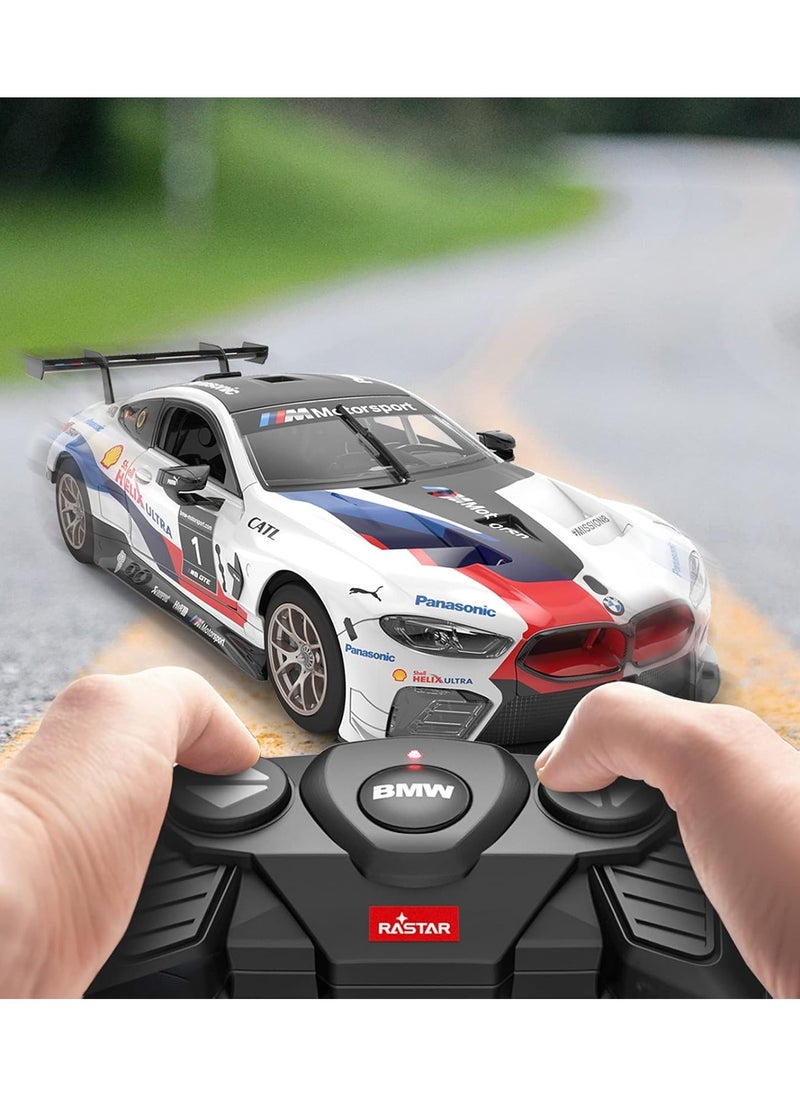 1/18 BMW M8 GTE RC Racing Car DIY Kits to Build for Kids