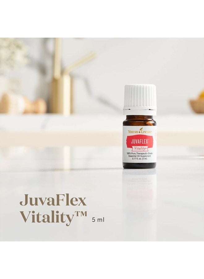 JuvaFlex Vitality Essential Oil Supplement - Healthy Lifestyle Regimen Support - 5 ml