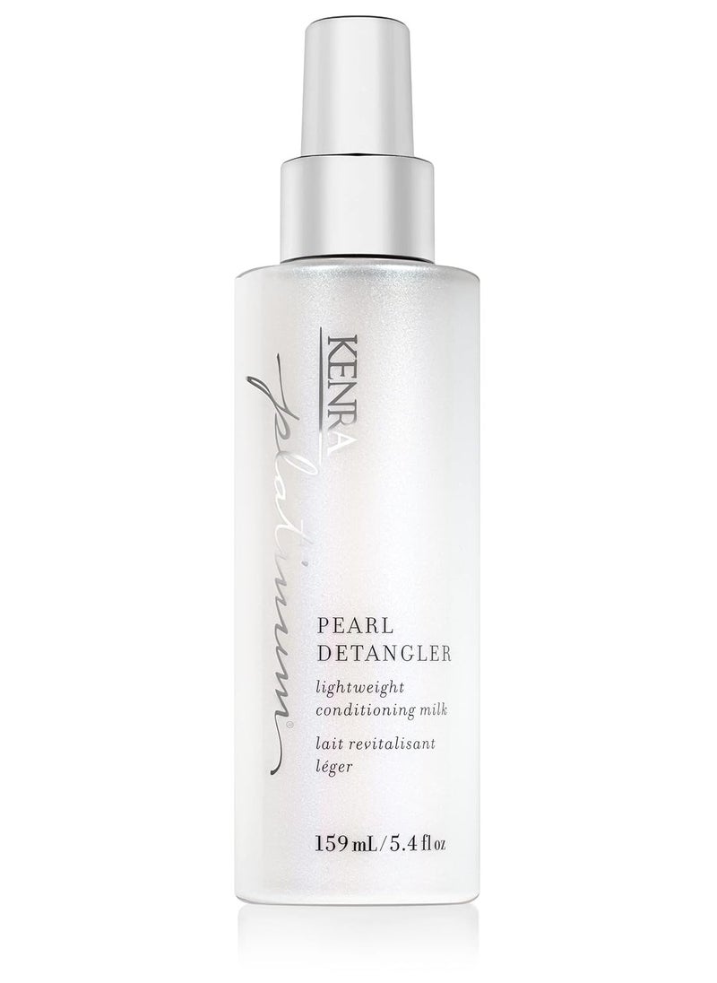 Kenra Platinum Pearl Detangler | Lightweight Conditioning Milk | Adds Moisture & Slip | Effortless Detangling & Manageability | Thermal Protection Up To 450F | All Hair Types | 5.4 fl. Oz