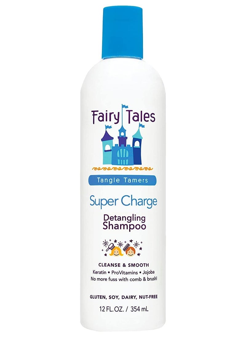 Fairy Tales Tangle Tamer Detangling Shampoo for Kids - Ultra Moisturizing and Anti Frizz Protection - Paraben Free, Sulfate Free - 12 Oz