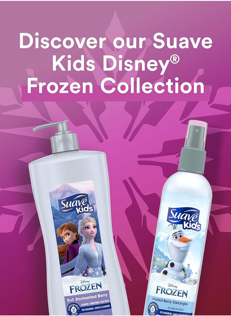 Suave Detangler Spray for Kids Variety 2-Pack – Berry Awesome & Frozen Frosted Berry, Detangling Spray for Kids Hair, Curly, Wavy & Straight, 10 Oz Ea