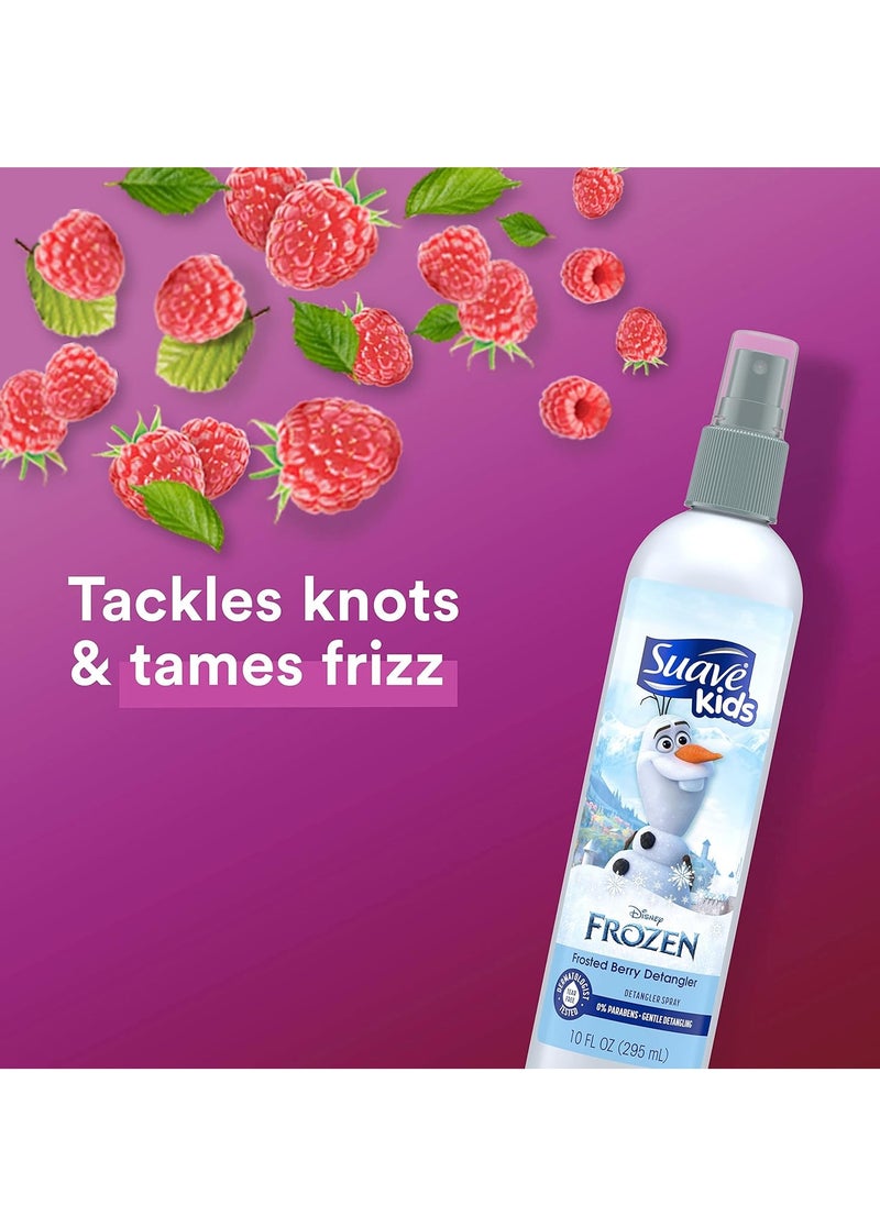 Suave Kids Disney Frozen Detangler Spray Anna Sparkle Berry 10 Ounce (Pack of 6)