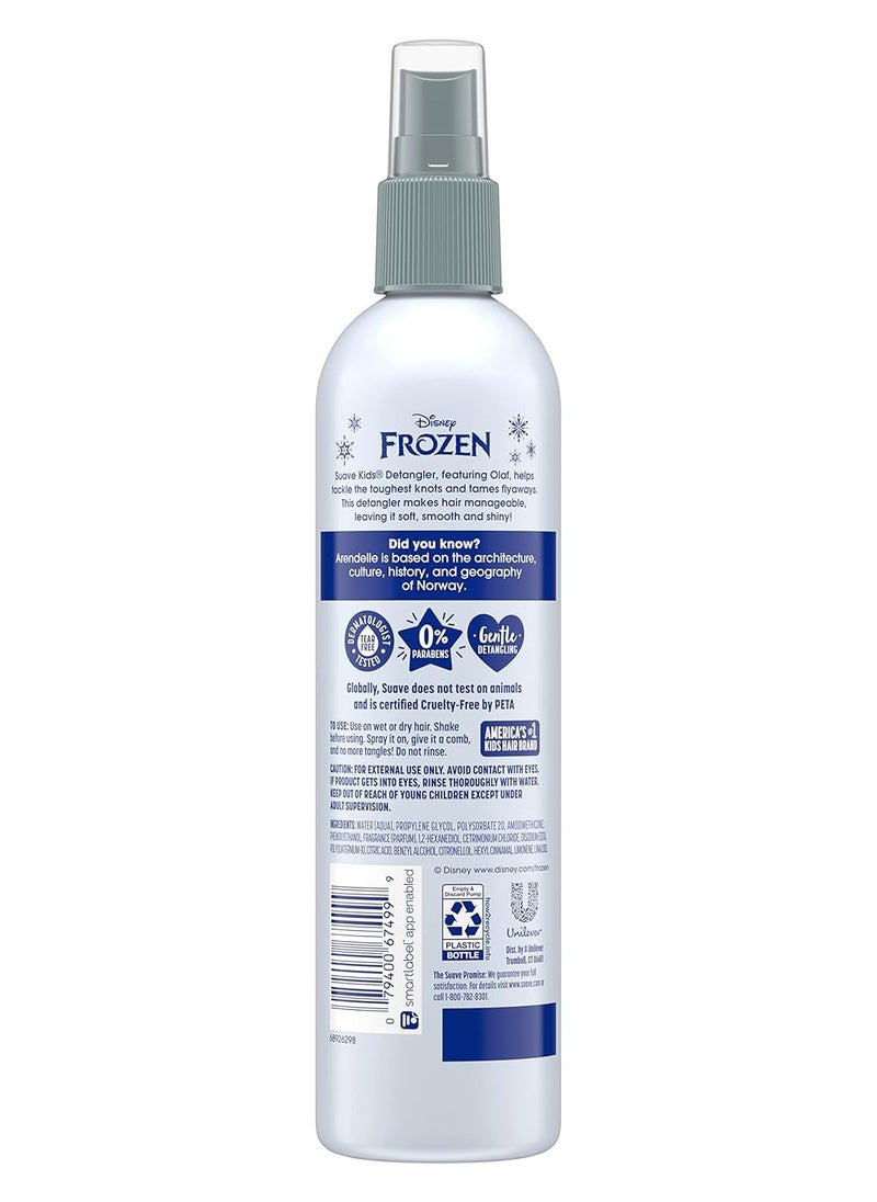 Suave Kids Disney Frozen Detangler Spray Anna Sparkle Berry 10 Ounce (Pack of 6)