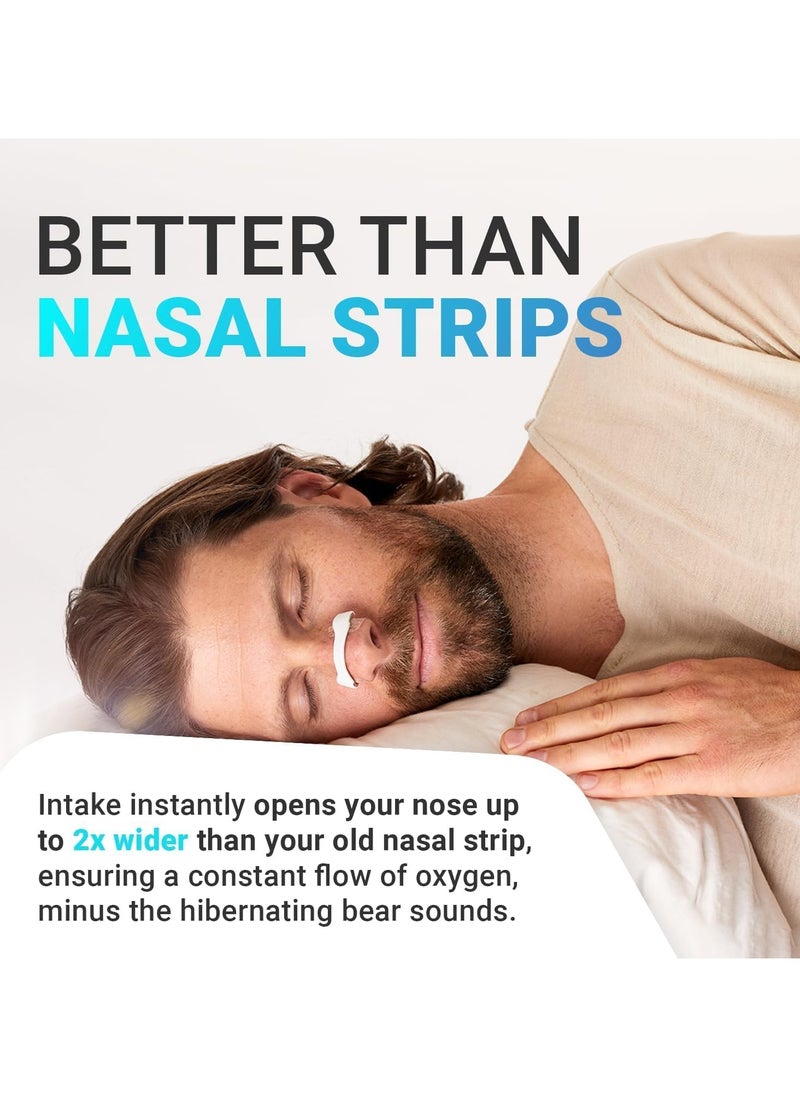 reathing Nasal Strip Starter Kit 15 Count - Boost Oxygen Intake, Reduce Snoring, Improve Sleep Quality - No Medicine or Chemicals, Sweat Resistant, Skin Safe Nasal Strips, White Arc