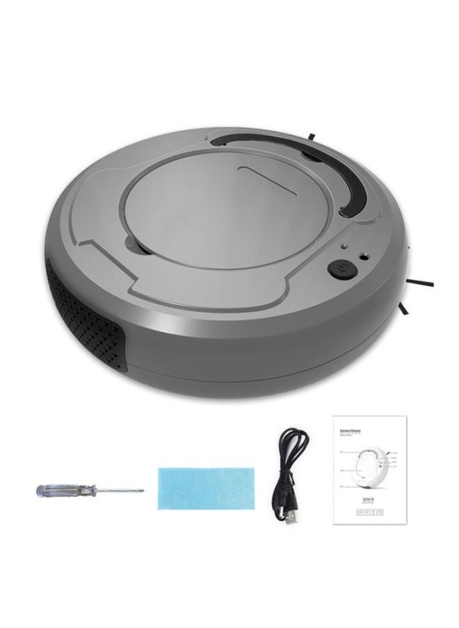 3-in-1 1800pa Smart Cleaning Robot Rechargeable Auto Robotic Vacuum Dry Wet Mopping Cleaner(Gray)