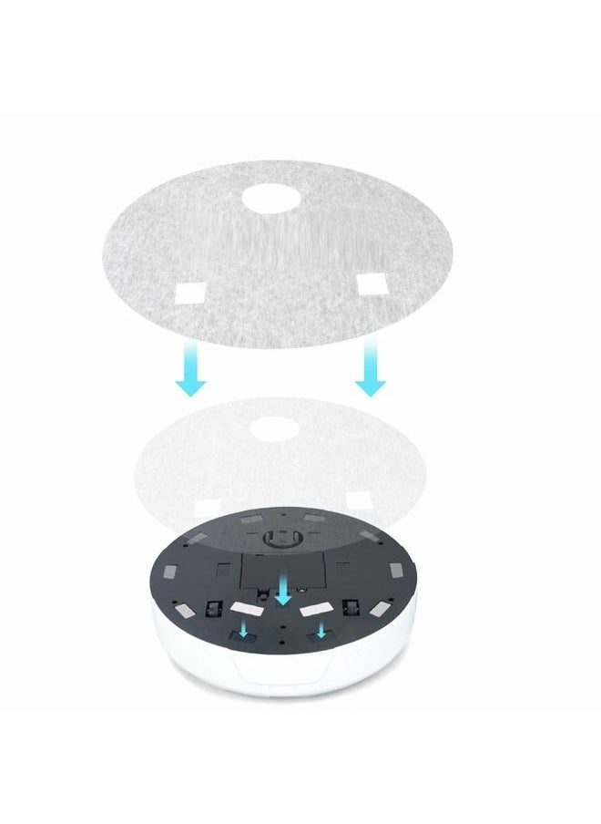 Smart Mini Sweeping Robot Lazy Household Cleaner, Specification:Battery Version(White)