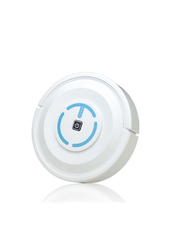 Smart Mini Sweeping Robot Lazy Household Cleaner, Specification:Battery Version(White)