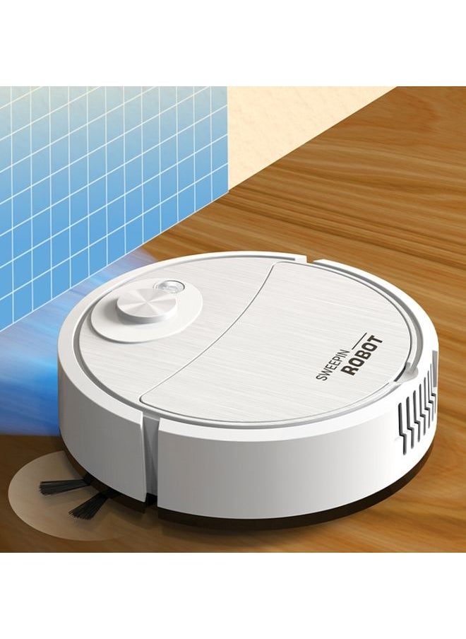 Intelligent Sweeping Robot Sweeping Mopping Suction 3 In 1 Cleaning Machine(8088 White)