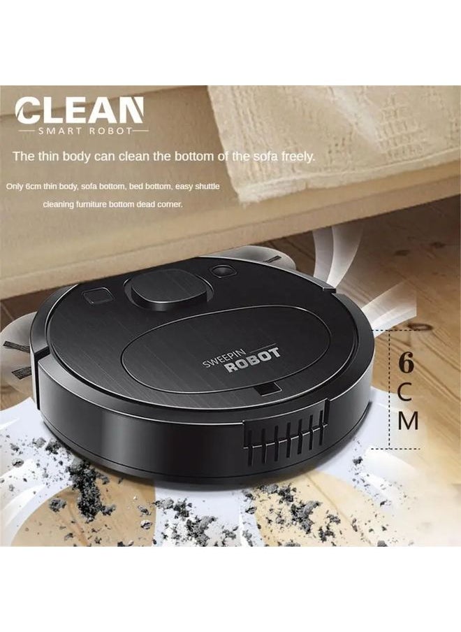 Intelligent Screening Robot USB Charging Automatic Cleaning Machine Vacuum Cleaner(White)