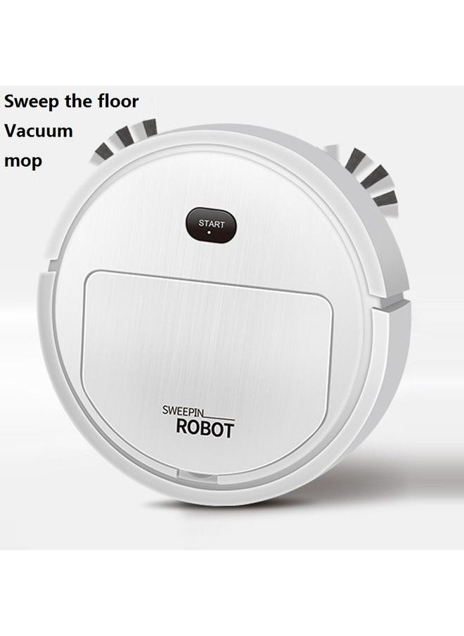 Household Automatic Smart Charging Sweeping Robot, Specification: 3 in 1（White）