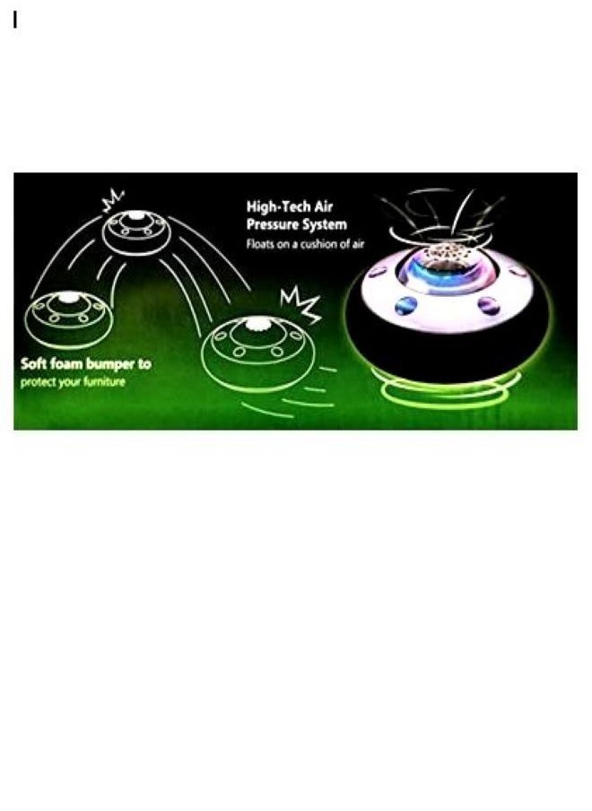 Silly Billy Rechargeable LED Hover UFO soccer ball  for Indoors with Foam Bumper. (19*8*19)