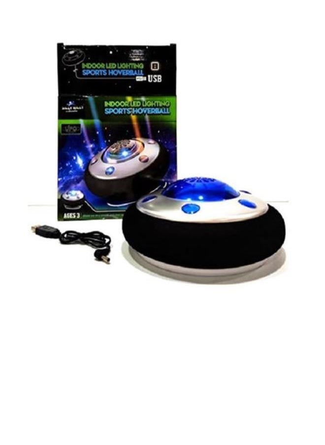 Silly Billy Rechargeable LED Hover UFO soccer ball  for Indoors with Foam Bumper. (19*8*19)