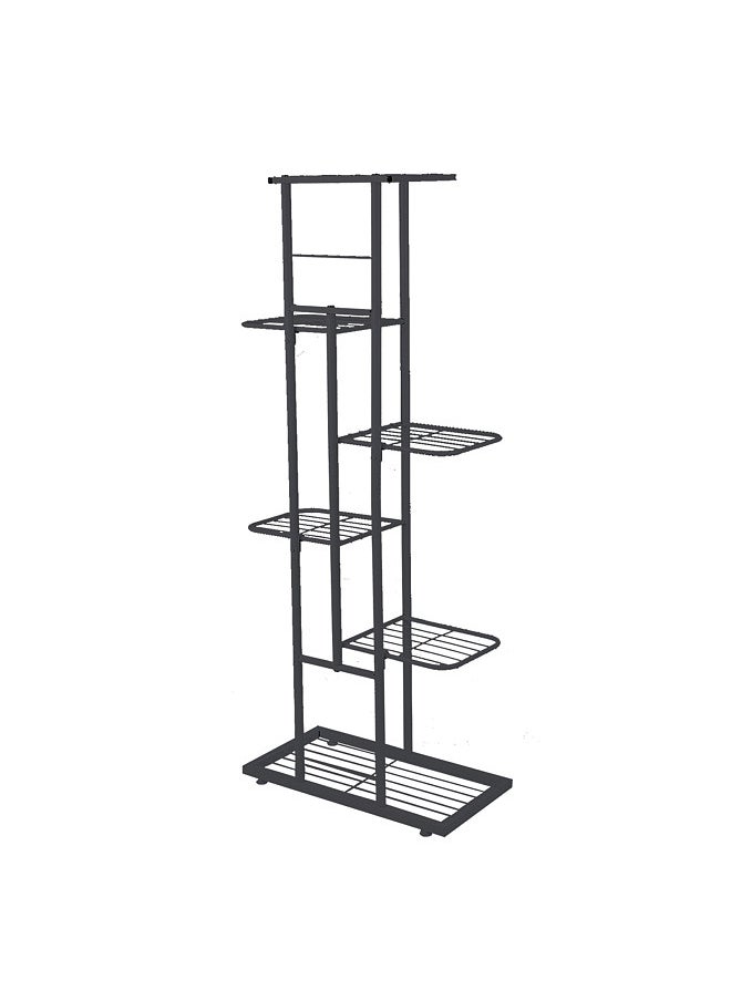 6-Tier Display Shelf, Flower Pots Rack, Plant Stand, Potting Ladder, Heavy Duty Storage Shelving Rack, for Potted Plants