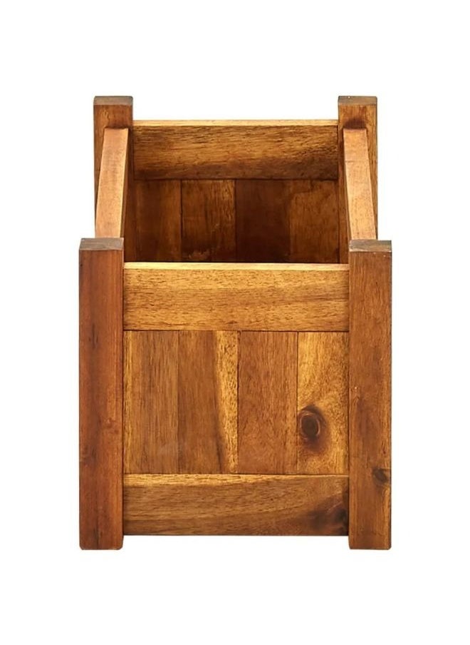 vidaXL Garden Raised Bed Acacia Wood 76x27.6x25 cm