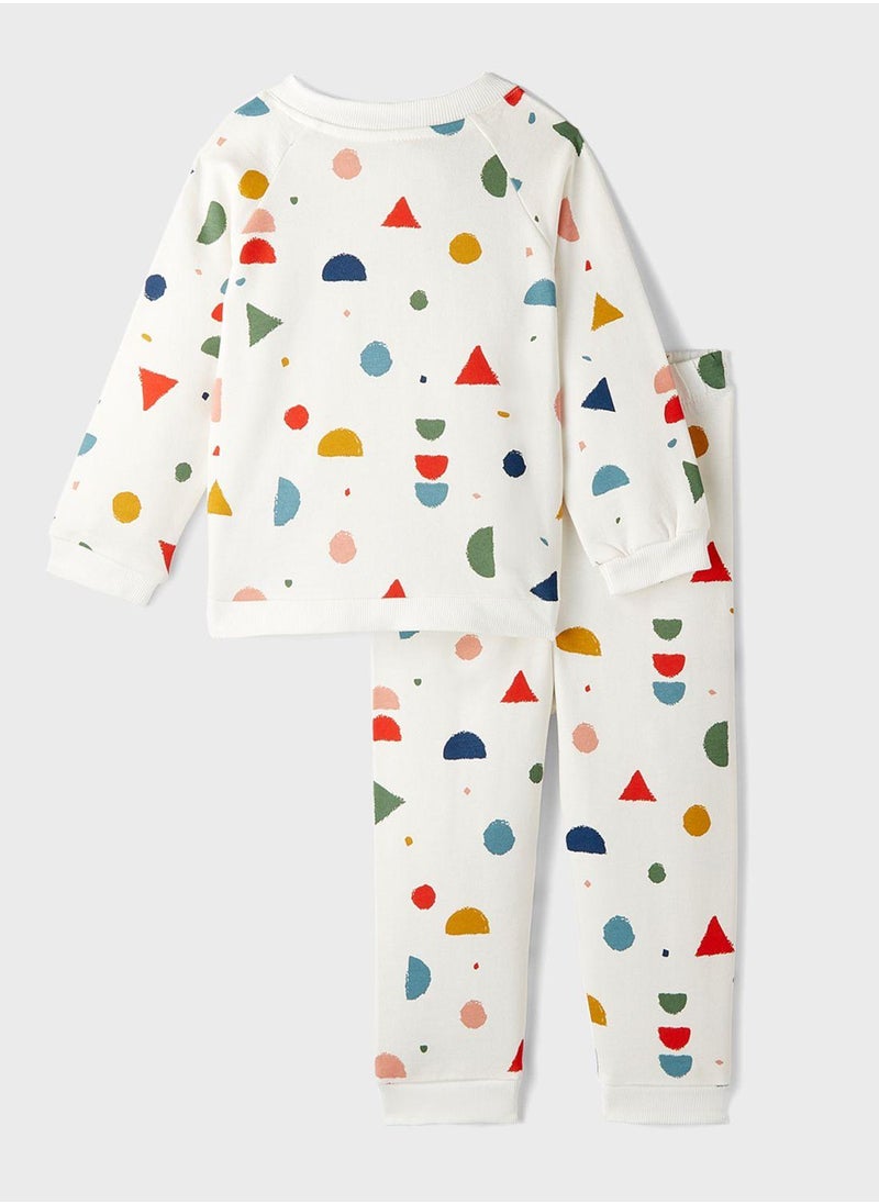 Kids Geometric Tracksuit