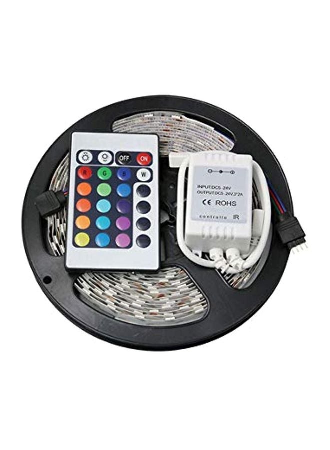 LED Strip Light With Remote Control Black/Clear/White