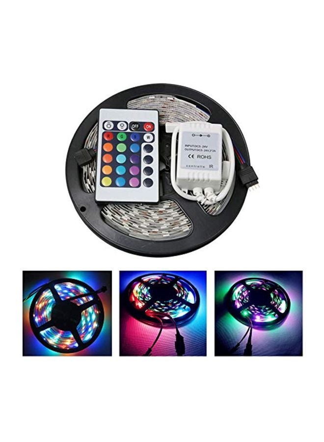 LED Strip Light With Remote Control Black/Clear/White