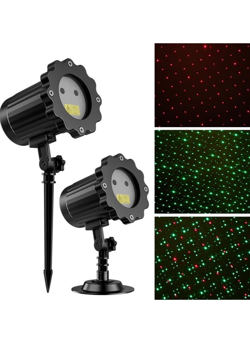 Christmas Projector Lights Outdoor Holiday Laser Lights Landscape Spotlight LED Snow Storm Light Projector Waterproof Laser Light for Xmas Holiday Party Garden Patio Decor