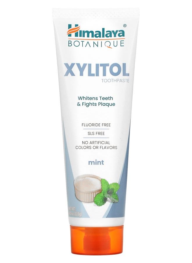 Xylitol Toothpaste Mint 4 oz (113 g)