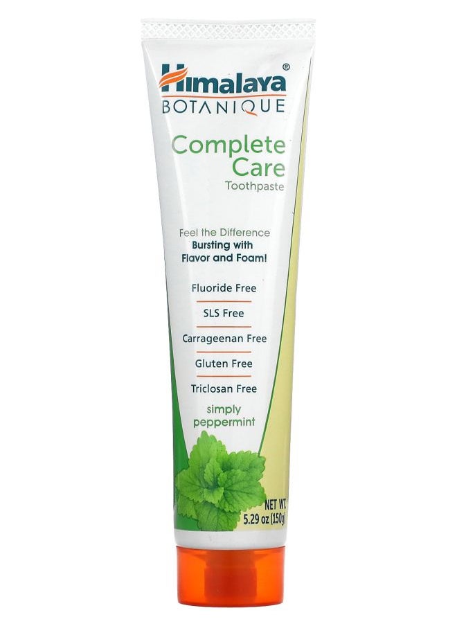 Botanique Complete Care Toothpaste Simply Peppermint 5.29 oz (150 g)