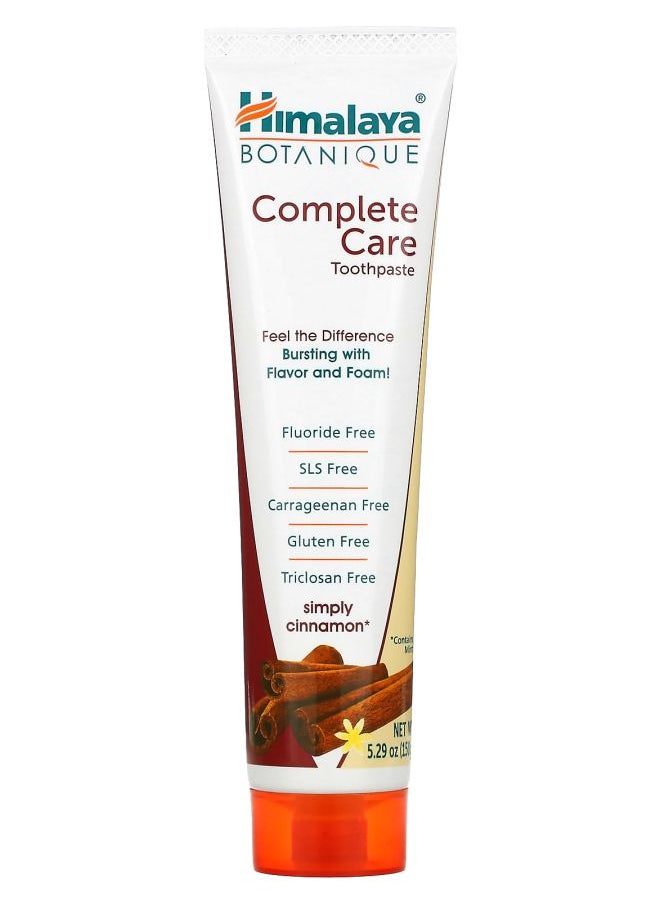 Botanique Complete Care Toothpaste Simply Cinnamon 5.29 oz (150 g)