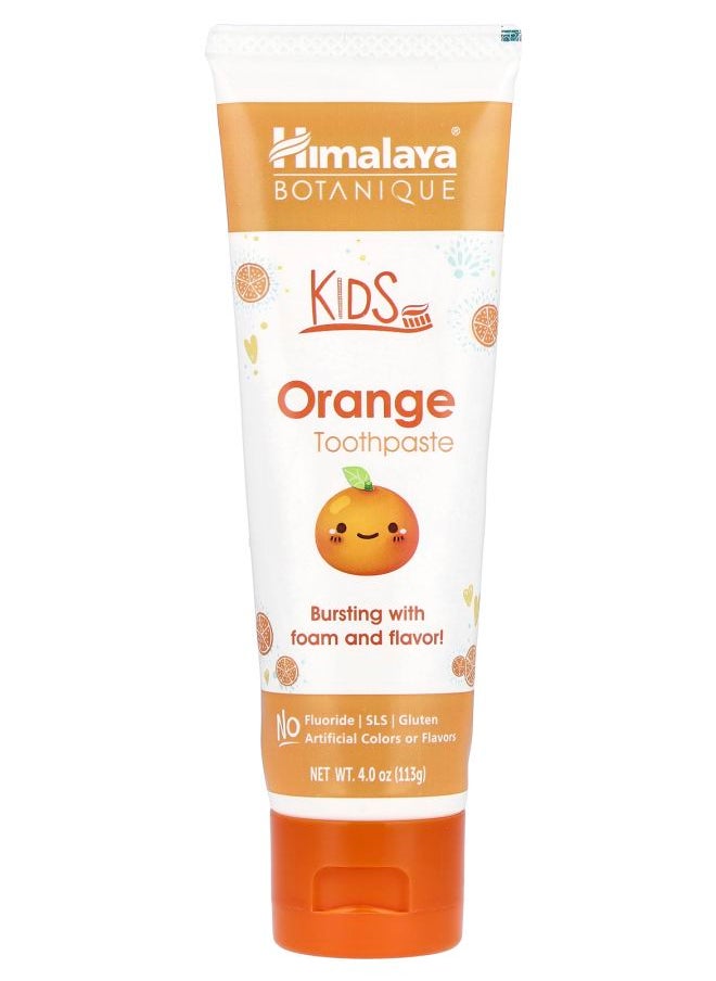 Kids Orange Toothpaste 4.0 oz ( 113 g)