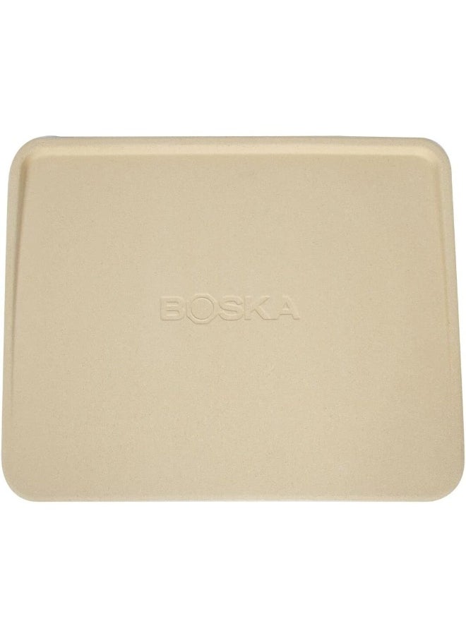 Boska Pizza Stone Plate Deluxe Best For Oven Bbq And Grill Natural Non Toxic And Non Stick Surface Thermal Shock Resistant Cooking Stone Heavy Duty Ceramic Cookware