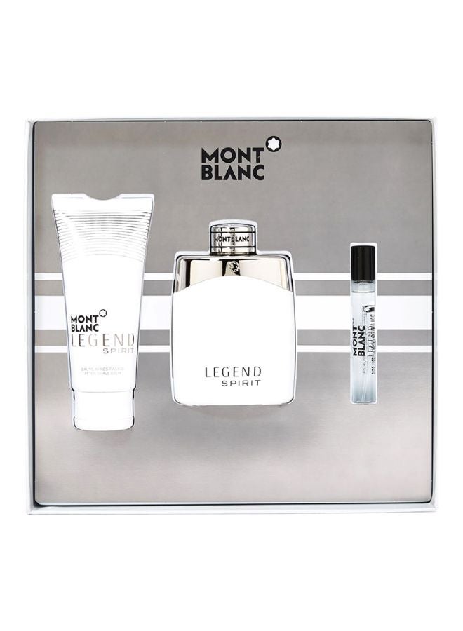 Pack Of 3 Legend Spirit Gift Set EDT 100 ml, After Shave Balm 100 ml, Mini Perfume 7.5ml