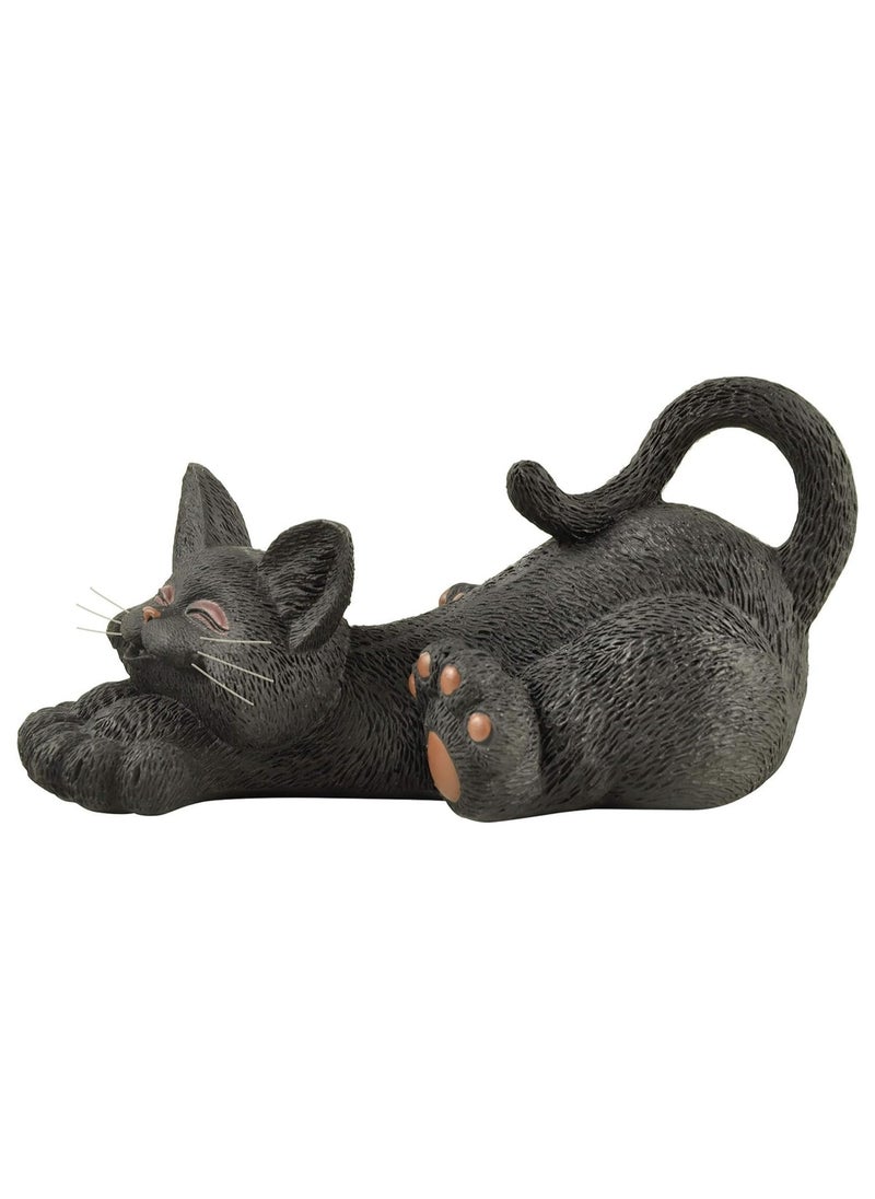 Cat Figurine Meditation Yoga Collectible, Happy Cat Collection, Cat Lover Gifts for Women, Cat Lover Gifts for Men, Meditation Decor, Yoga Decor, for Home Decoration Ornaments