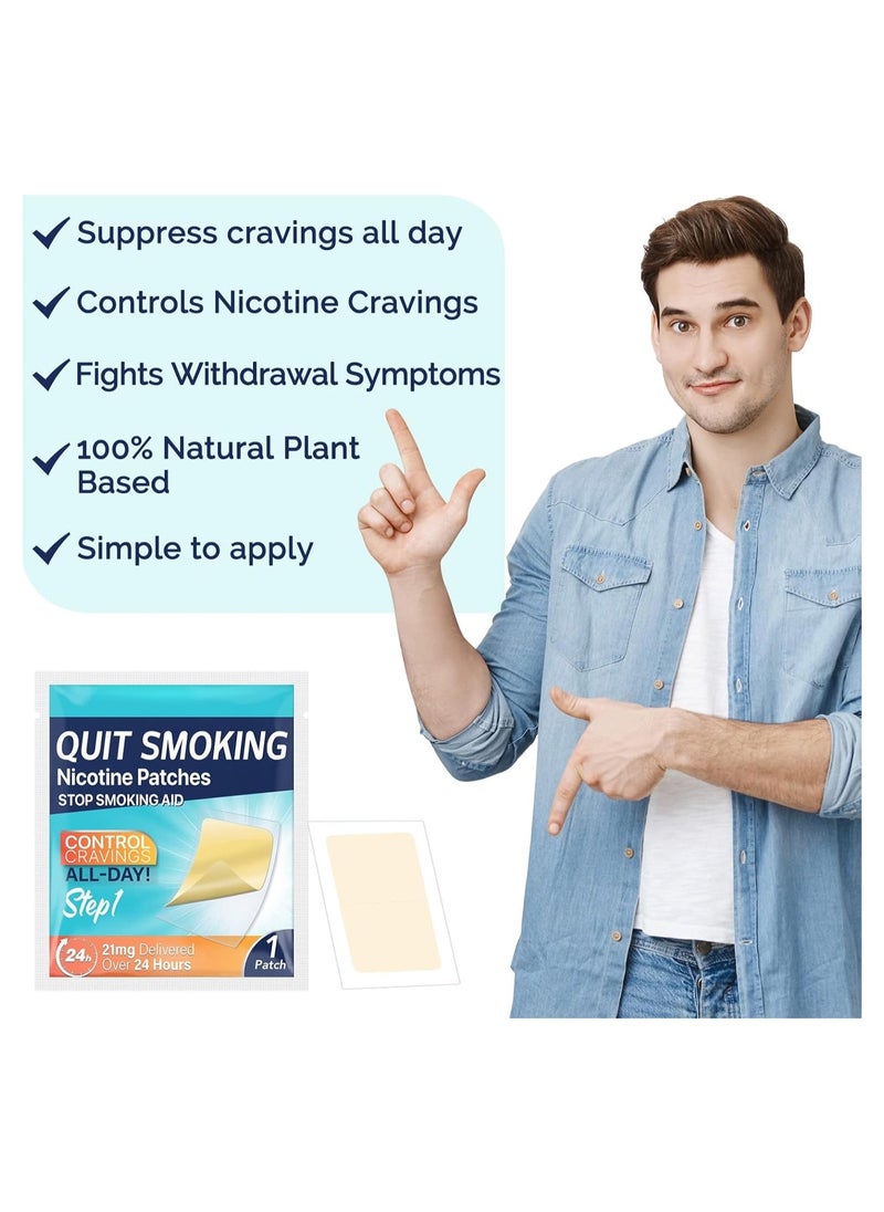 Quit Smoking Nicotine Patches Step 1, 21 mg, 30 Patches