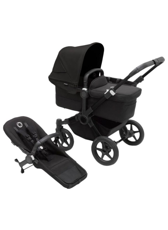 Donkey 5 Mono Completesingle Stroller Converts To Side - By - Side Double Stroller, Multiple Seat Positionsalu - Midnight Black