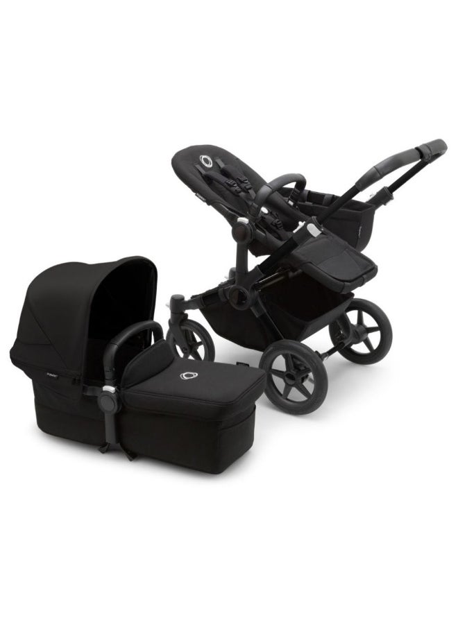 Donkey 5 Mono Completesingle Stroller Converts To Side - By - Side Double Stroller, Multiple Seat Positionsalu - Midnight Black