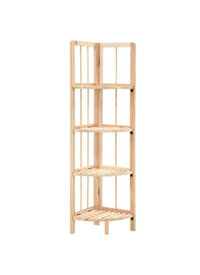 vidaXL Corner Shelf Cedar Wood 27x27x110 cm