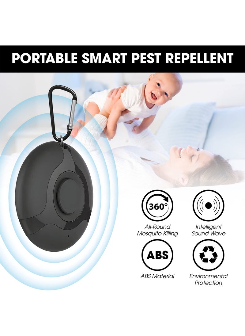 Portable Smart Pest Repeller, Mosquito Repellent Outdoor & Indoor, Bug Repellent, Ultrasonic Pest Repeller, Baby Essentials, Insect Repellent, Rodent Repellent, Pest Control for Human