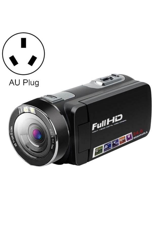 1080P 24MP Foldable Digital Camera, Style: AU Plug