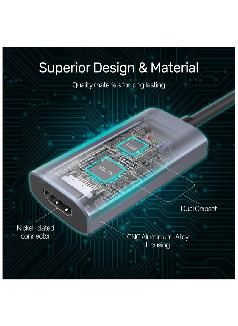 Unitek V1414A USB-C to HDMI 2.1 Adapter 8K, Support HDCP 2.2