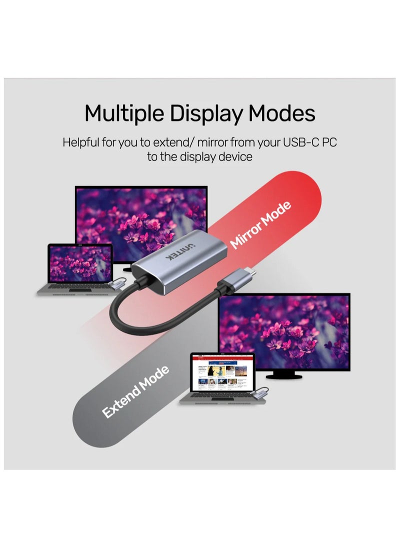 Unitek V1414A USB-C to HDMI 2.1 Adapter 8K, Support HDCP 2.2