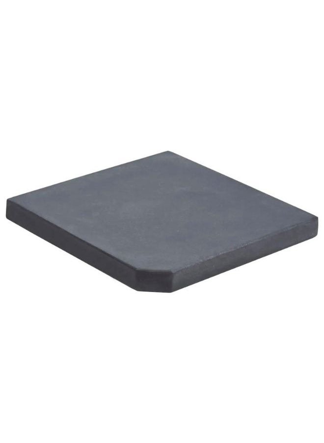 vidaXL Umbrella Weight Plate Black Granite Square 25 kg