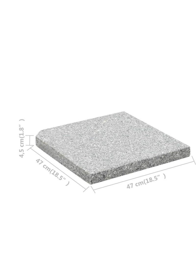 Umbrella Weight Plate Granite 25 kg Square Grey it’s only a 1/4 part of a full weight plate