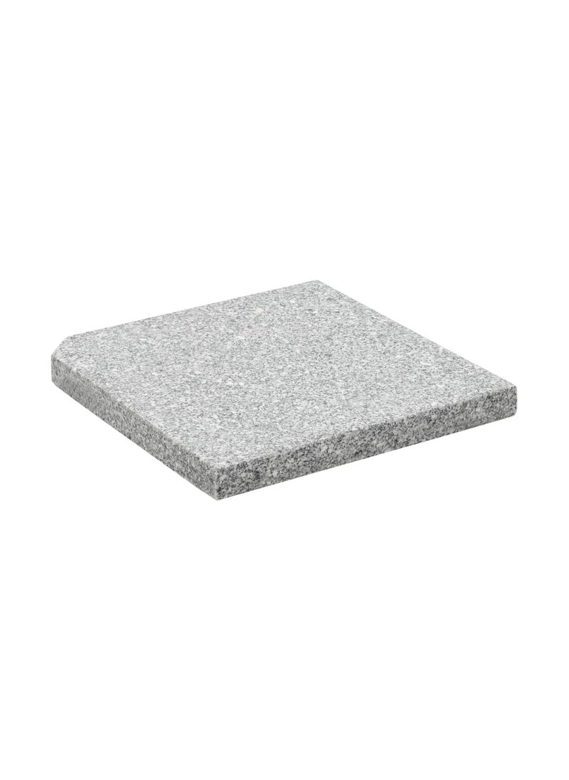 Umbrella Weight Plate Granite 25 kg Square Grey it’s only a 1/4 part of a full weight plate