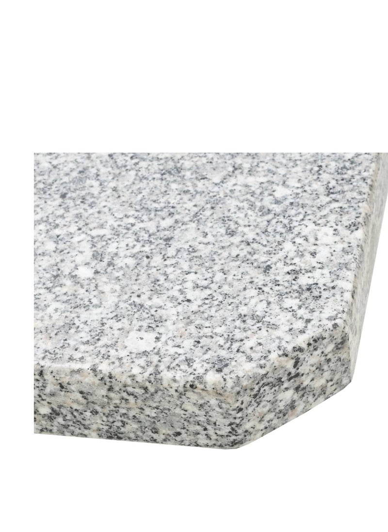 Umbrella Weight Plate Granite 25 kg Square Grey it’s only a 1/4 part of a full weight plate