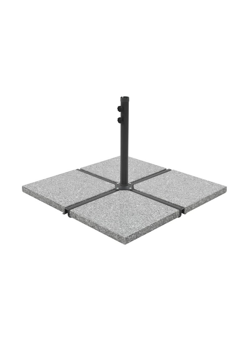 Umbrella Weight Plate Granite 25 kg Square Grey it’s only a 1/4 part of a full weight plate