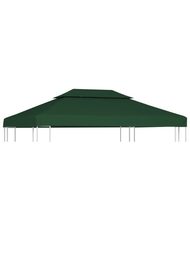 Stylish Gazebo Cover Canopy Replacement 310 g m² Green 3 x 4 m