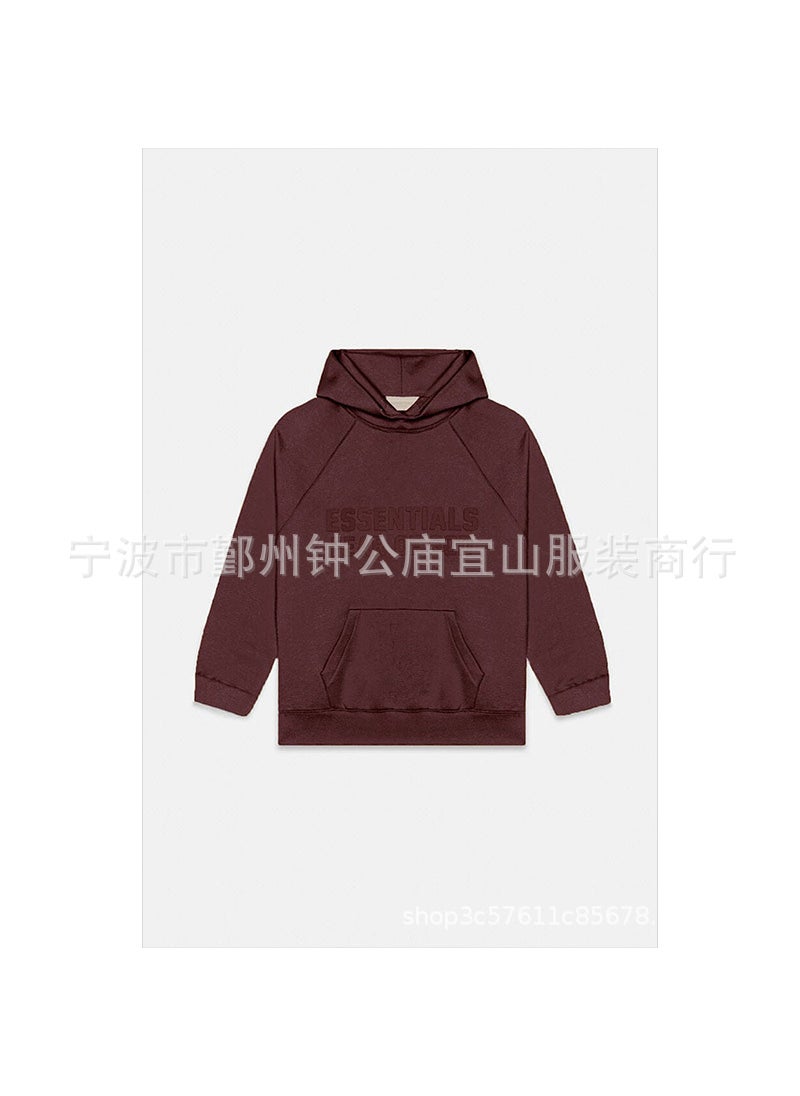 2023 SS Hoodie Silicone FOG Print Essentials Mei Zi